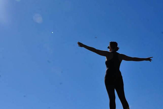 Aproveitando o ar puro do Parque Nacional da Serra dos Órgãos, no Rio de Janeiro